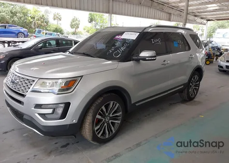 2016 Ford Explorer Platinum from USA, damaged, VIN 1FM5K8HT9GGC64408